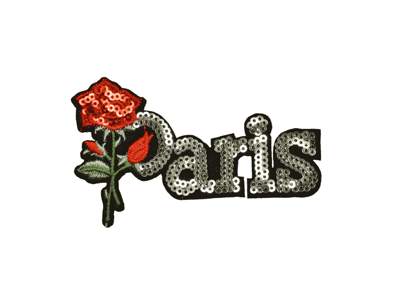 Paris pailletten applicatie