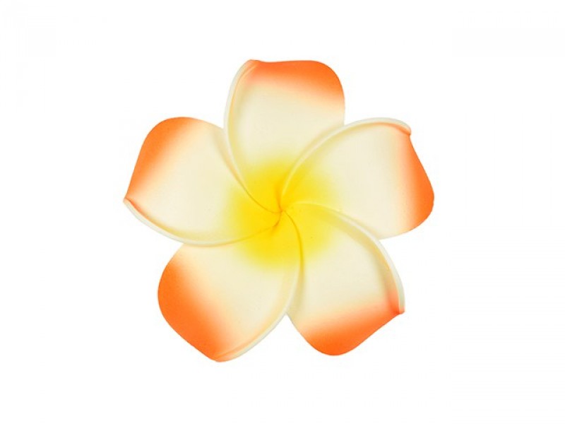  corsage hawaii oranje groot