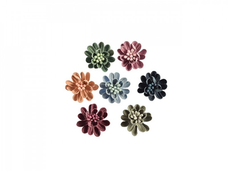 3d bloemen set klein 7 kleuren
