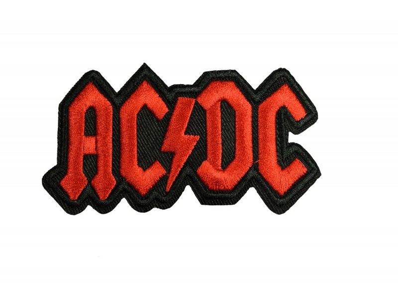 ACDC embleem opstrijkbaar