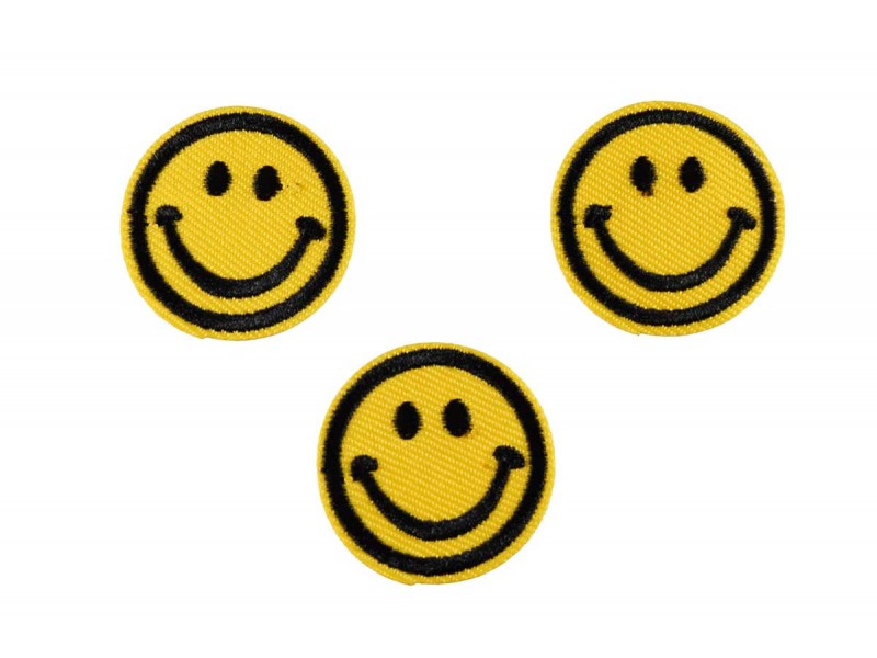 acid smiley patch 3 stuks