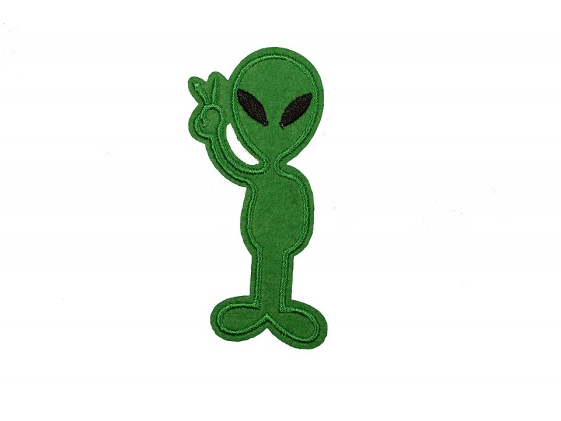 alien patch groen