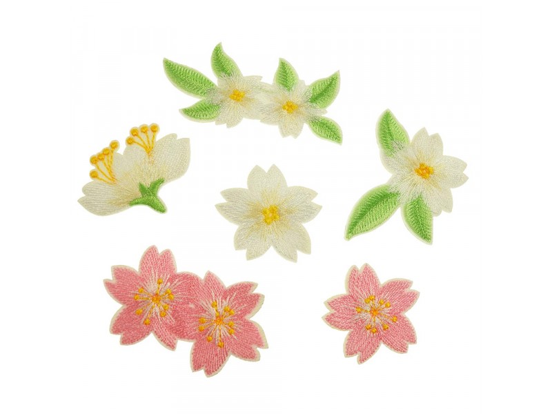 alpen bloemen patch set zelfklevend