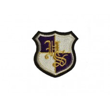 applicatie embleem HS paars goud