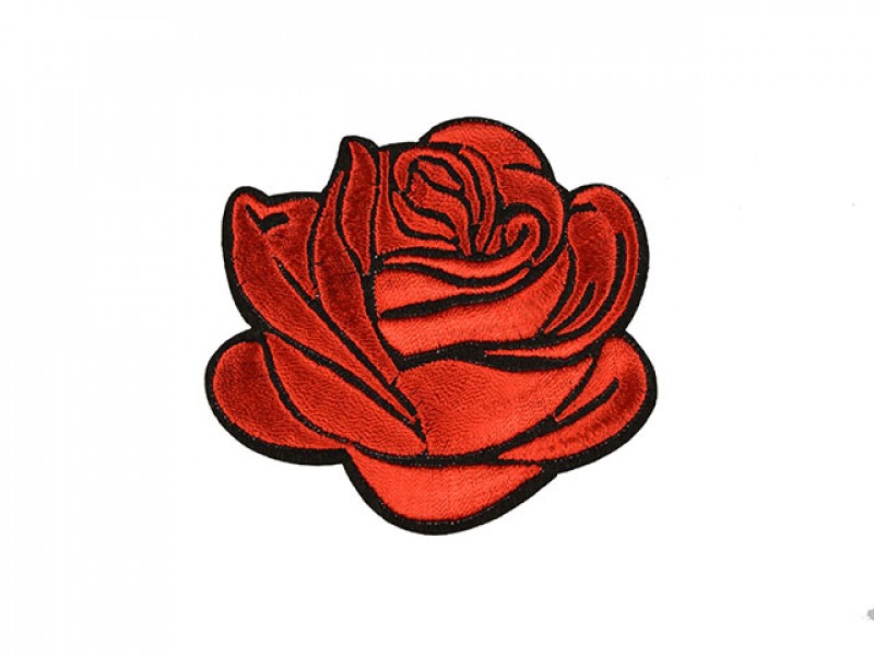 applicatie gestileerde roos rood