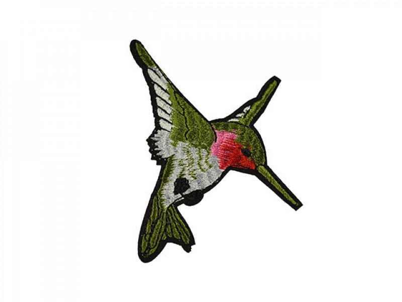 applicatie kolibri mos groen middelgroot