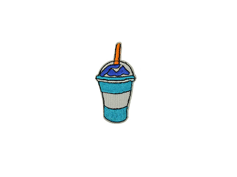 applicatie milkshake blauw wit