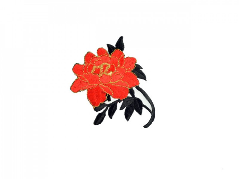 applicatie roos chinees rood