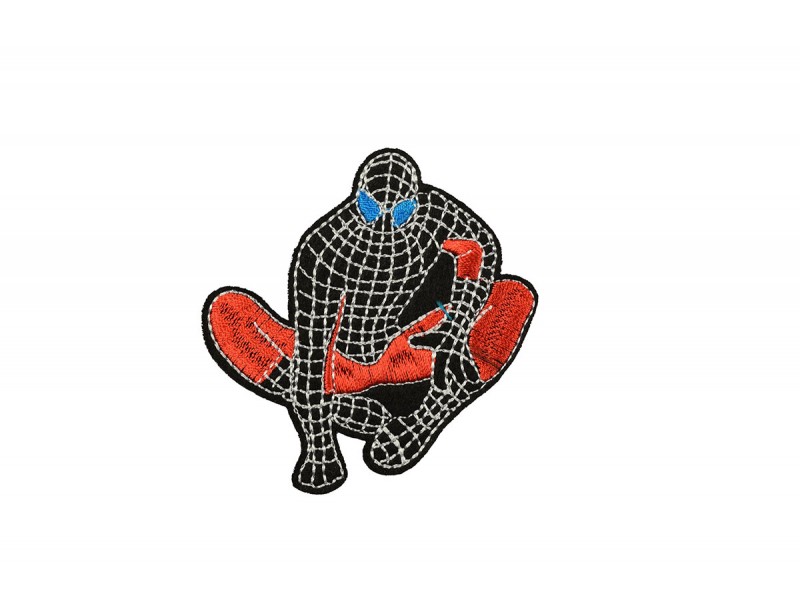 applicatie spiderman zwart