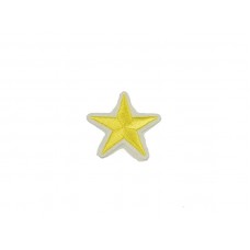 applicatie ster geel 4,5 cm