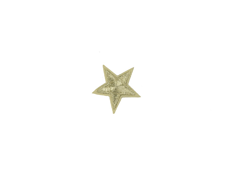 applicatie ster zilver 4 cm