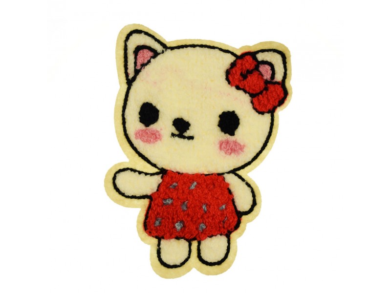 badstof kitty patch