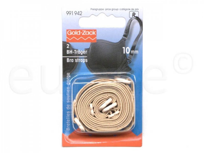 BH bandjes 1 cm Gold-Zack huidskleur
