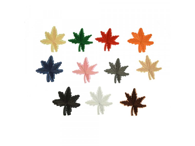 bladeren gekleurd patch set 11 stuks