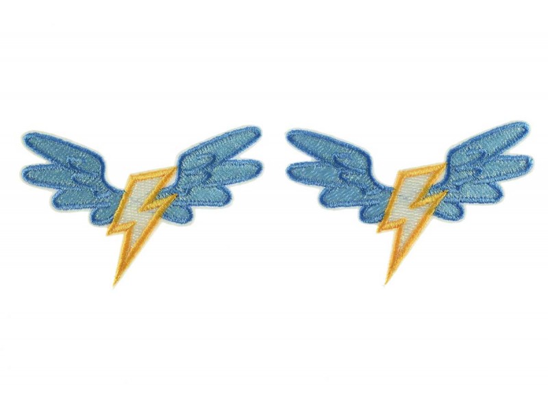 bliksem op vleugels patch set
