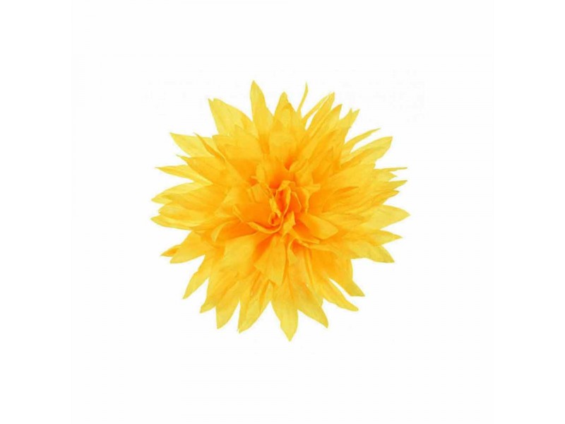 bloem corsage geel dahlia