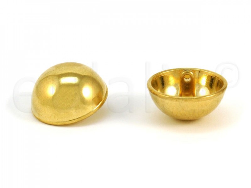bolvormige gouden knoop 2.8 cm