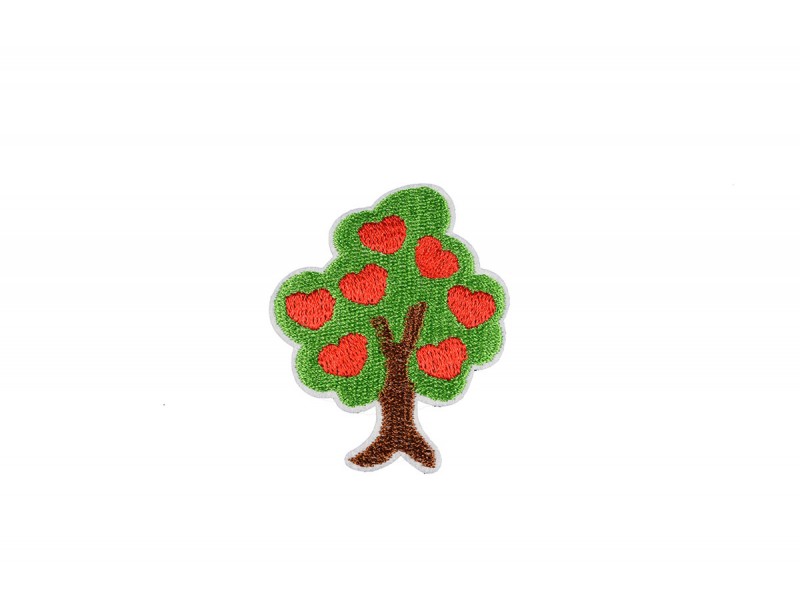 boom met hartjes patch