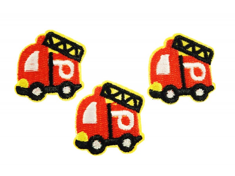 brandweerauto patch 3 stuks