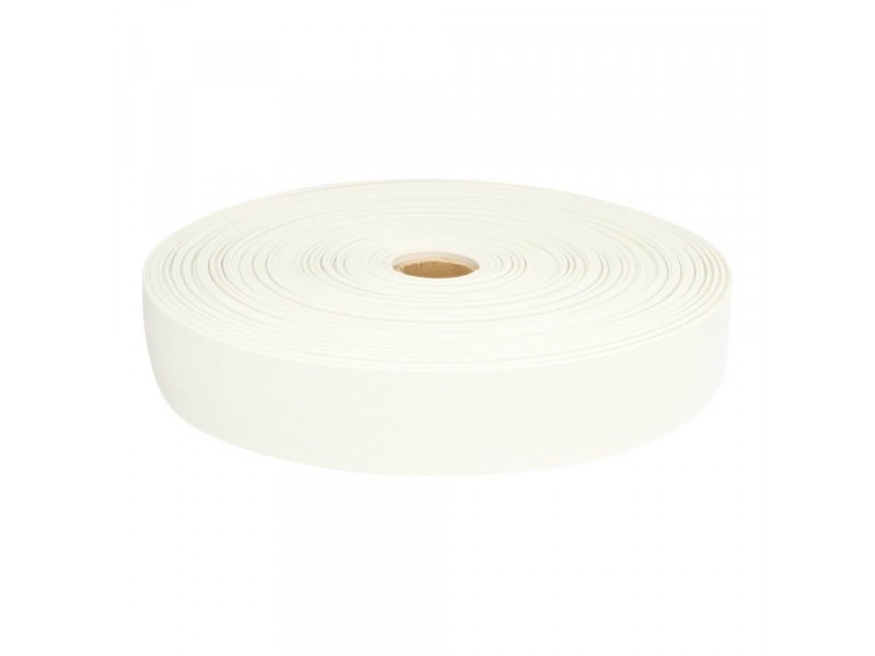 breed elastiek 35mm wit extra stevig per meter