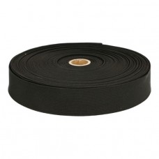breed elastiek 35mm zwart extra stevig per meter