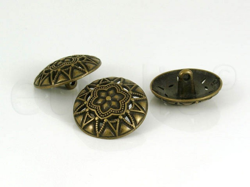 bronzen bolvormige knoop