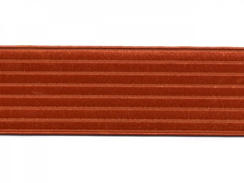 ceintuur elastiek oranje 6 cm