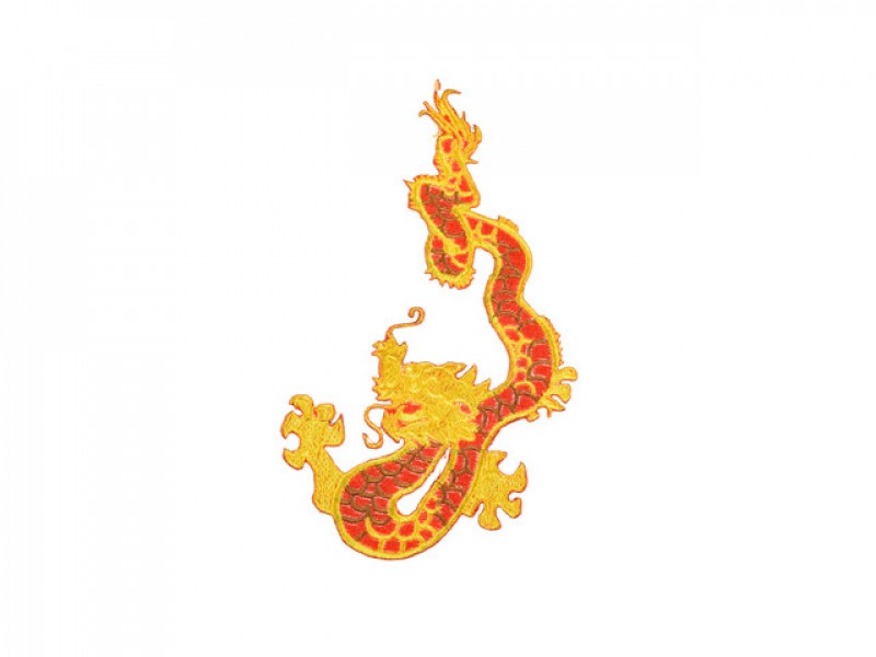 chinese draak goud rood links