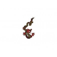 chinese draak klein met donkerrode kop 