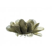 corsage goud zwart tule glitter