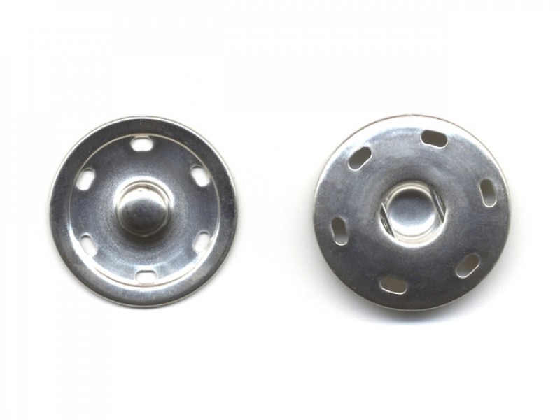 drukkers opnaaibaar zilver 3 cm