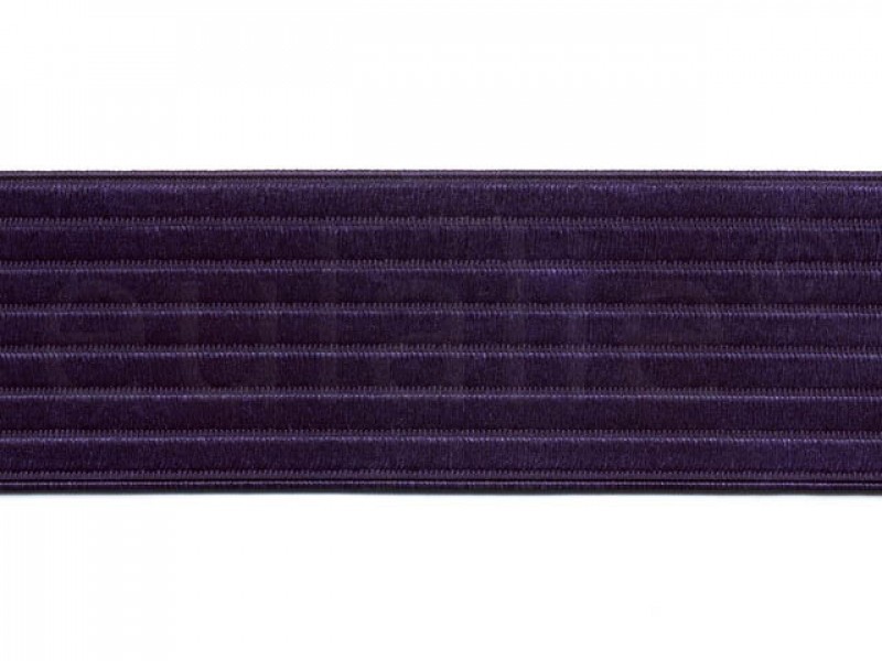 elastiek satijn paars 6 cm