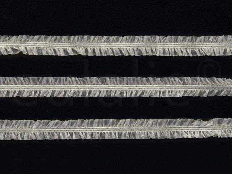 elastisch dubbel ruche band