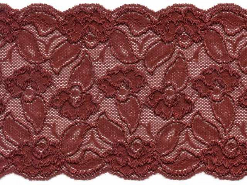 elastisch kant 15 cm bordeaux