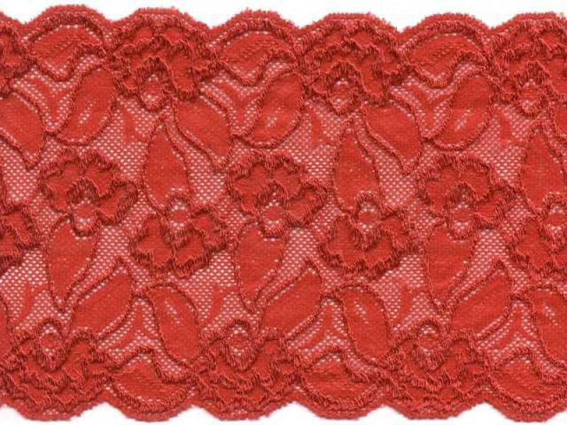 elastisch kant 15 cm rood