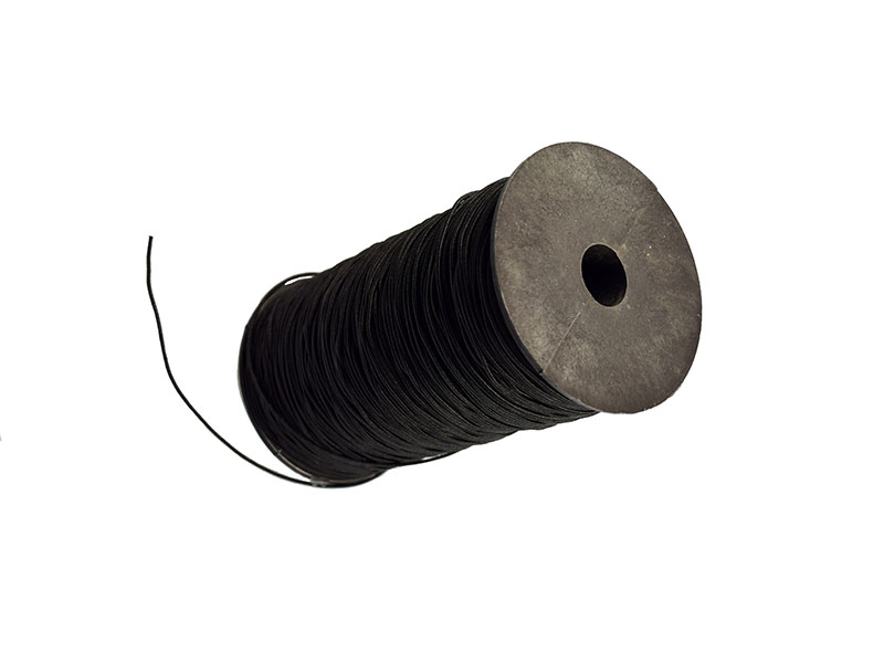 elastisch koord 1.5 mm zwart rol 300 meter