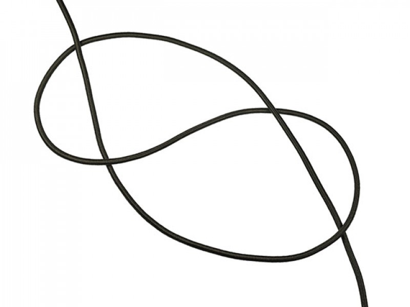 elastisch koord 4 mm zwart