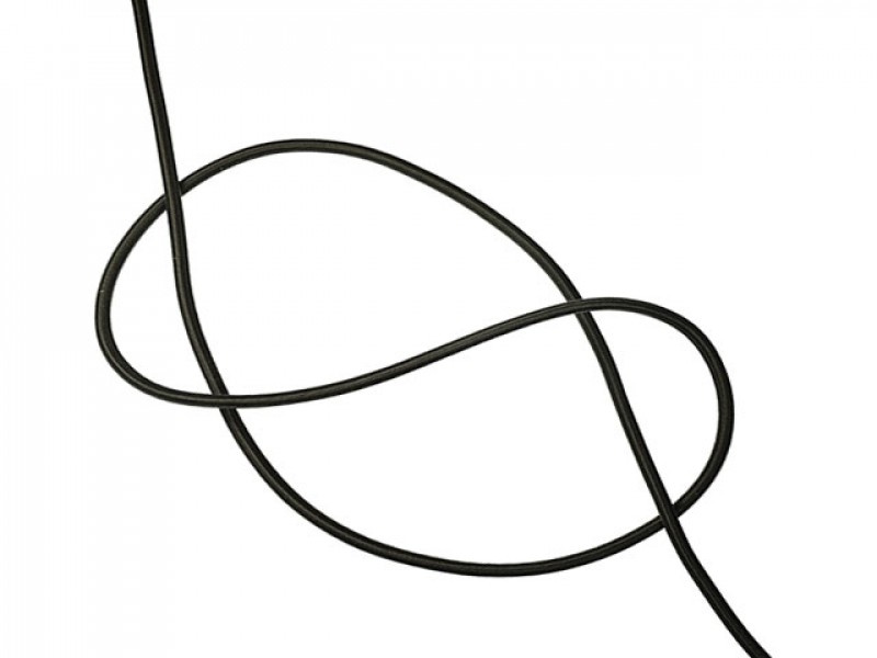 elastisch koord 5 mm zwart 
