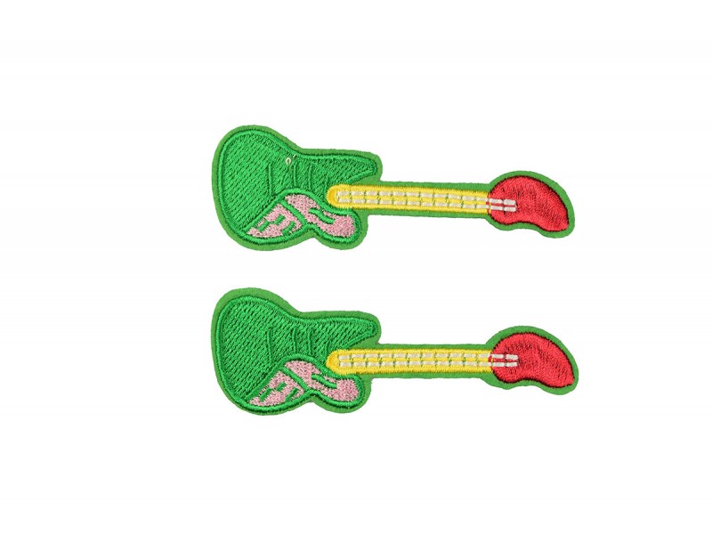 elektrische gitaar patch groen 2 stuks