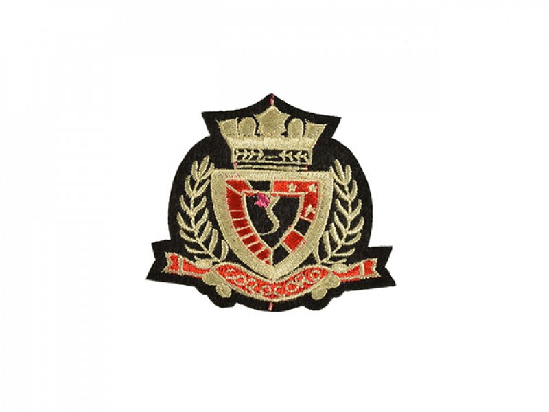 embleem applicatie rood wit