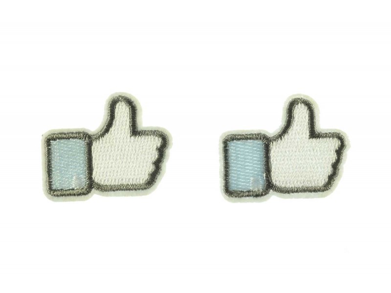 facebook like patch 2 stuks