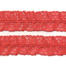 gerimpeld kant rood 5 cm
