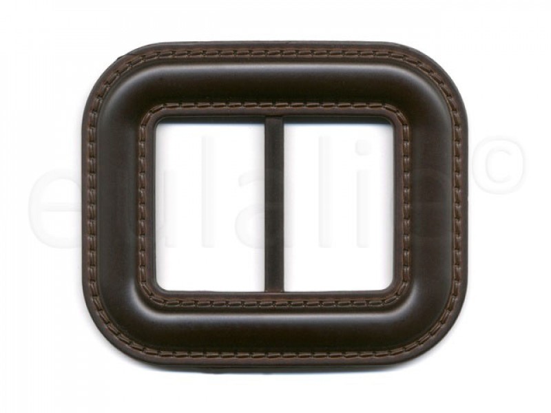 gesp leatherlook bruin
