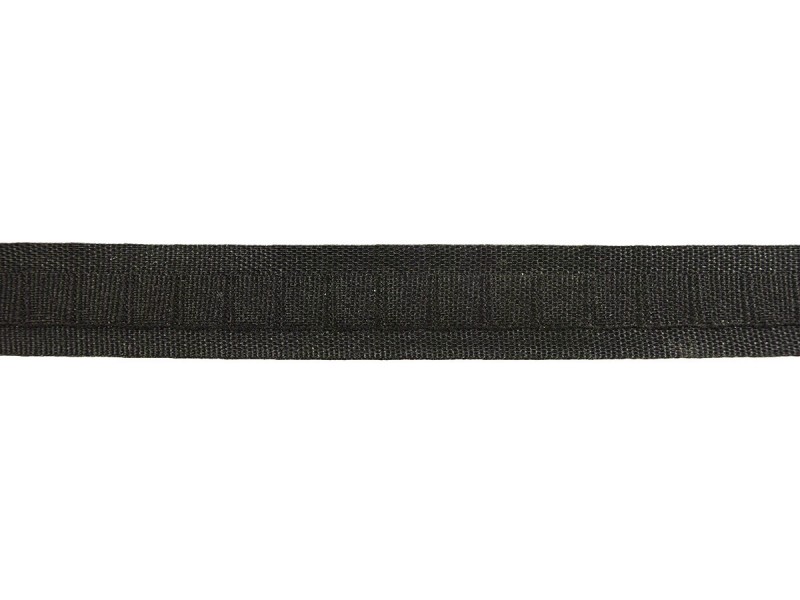gordijn plooiband 25mm zwart