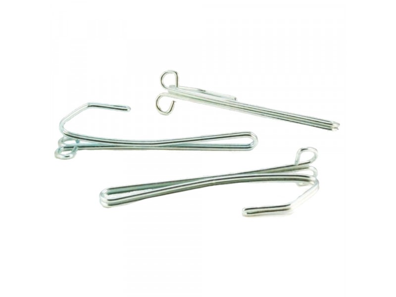 gordijnhaken 8 cm dubbel (25 stuks)