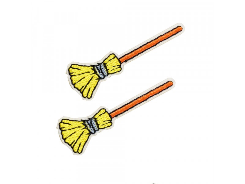 halloween bezem patch set 