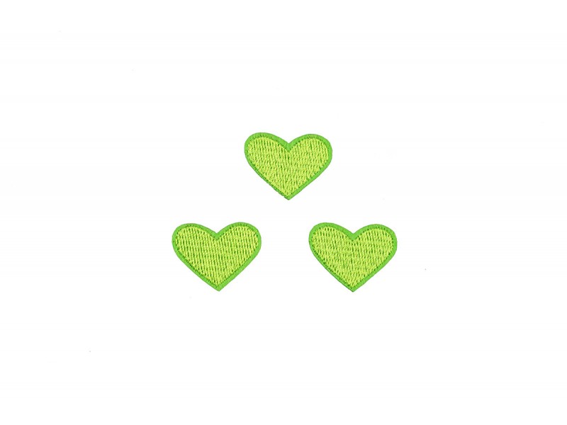 hartjes patch set groen 3 stuks