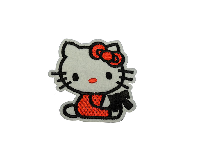 hello kitty patch rood