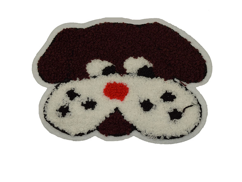 hond applicatie badstof 15 x 11 cm