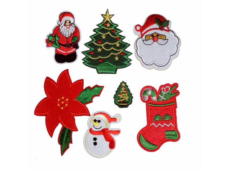 kerst set 7 patches